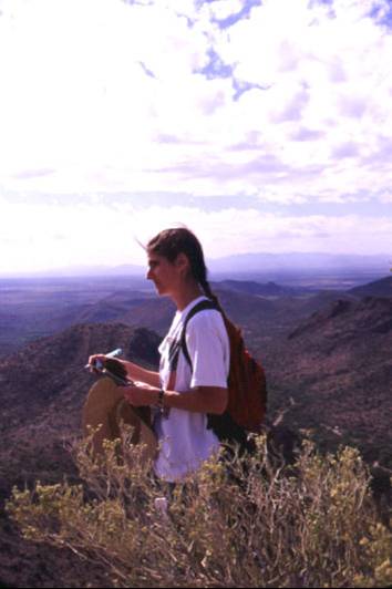 Overlooking the Tucson Valley